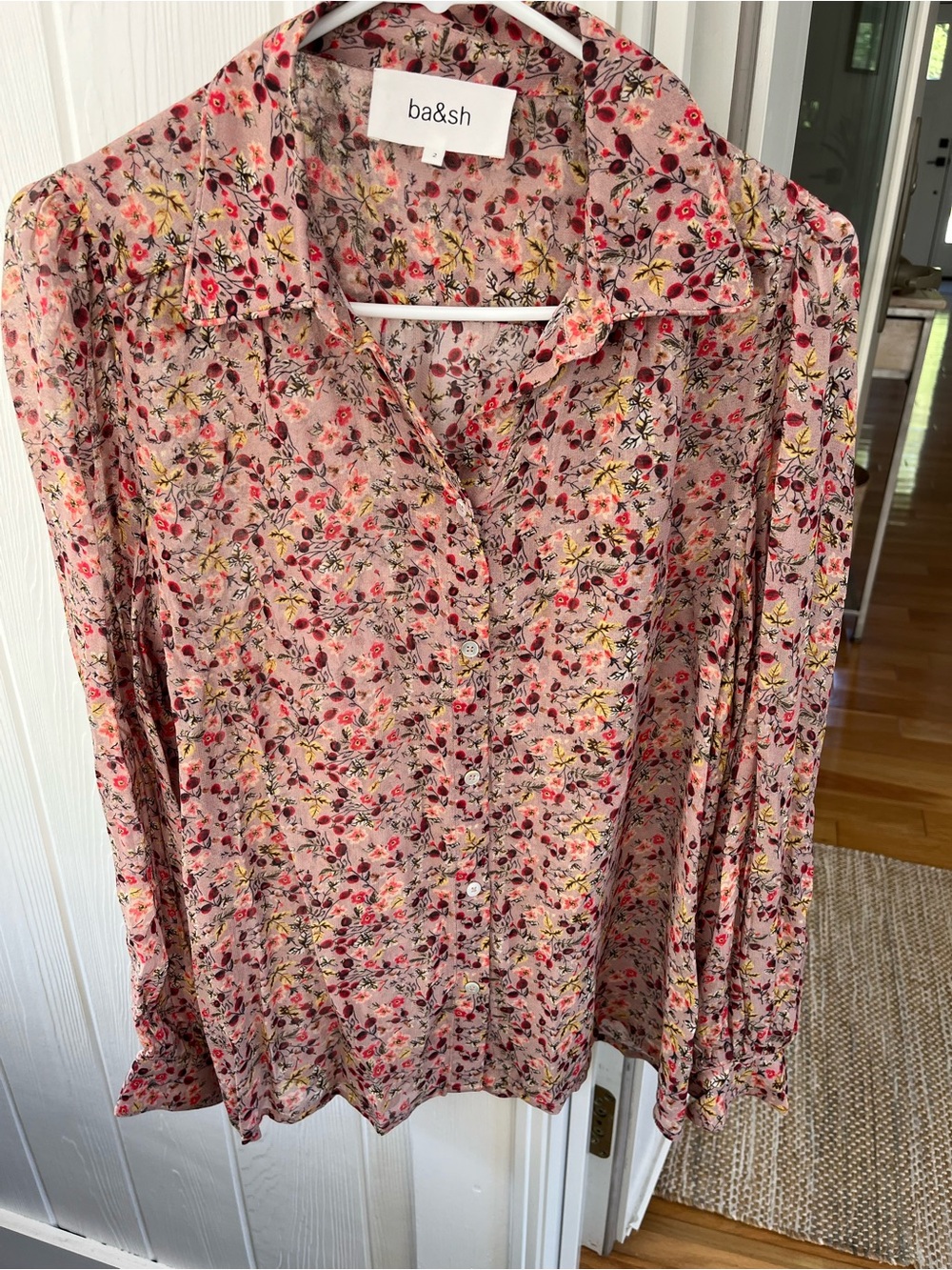 Ba&sh floral blouse